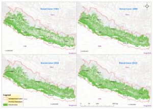 Read more about the article Nepal Forest Cover Analysis 1984 to 2022